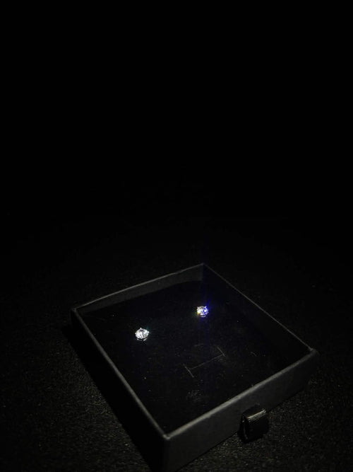 Moissanite stud earrings